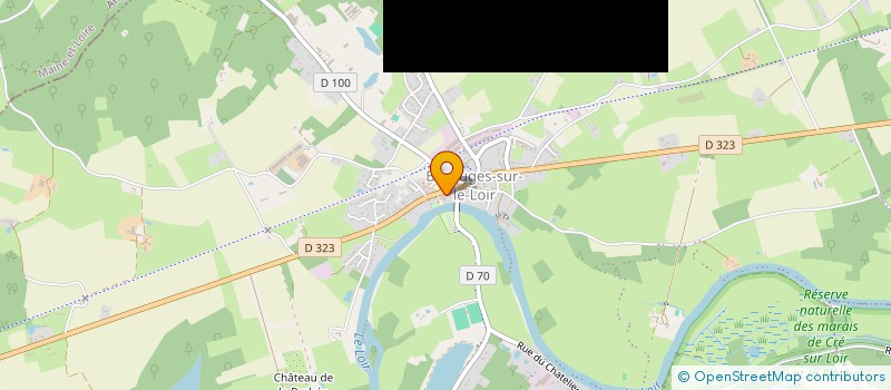 localisation de l'entreprise ASS VILLAGES GITES DE MAREIL ET CLERMONT  MAREIL-SUR-LOIR