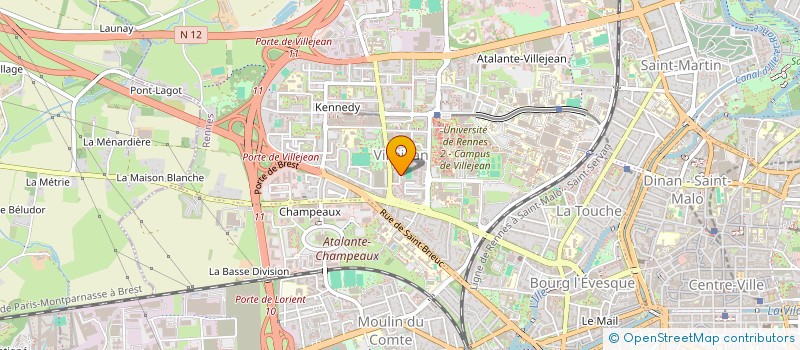localisation de l'entreprise ASS VILLEJEANNAISE INSERTION ECONOMIQUE à RENNES