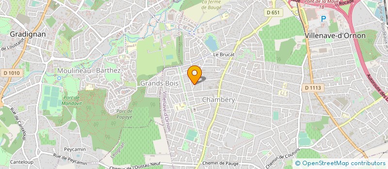 localisation de l'entreprise ASS VILLENAVAISE SPORT POUR TOUS à VILLENAVE-D'ORNON