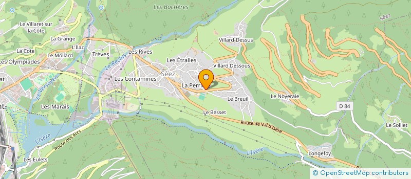 localisation de l'entreprise ASS  VISITES EN TARENTAISE-VANOISE  SEEZ