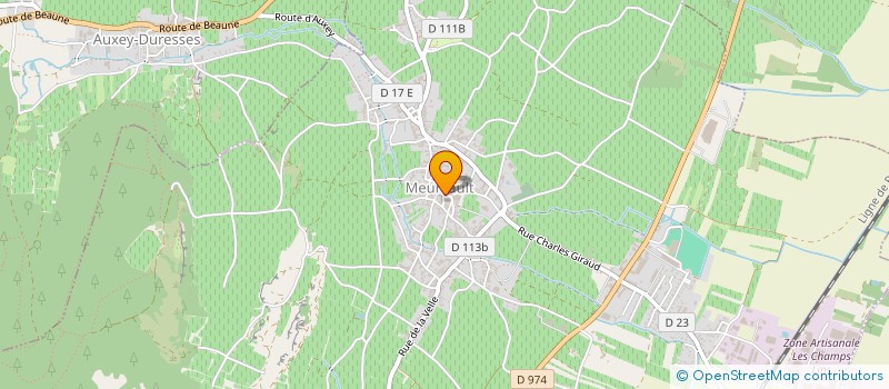 localisation de l'entreprise ASS VITICOLE DE LA PETITE MONTAGNE  MEURSAULT