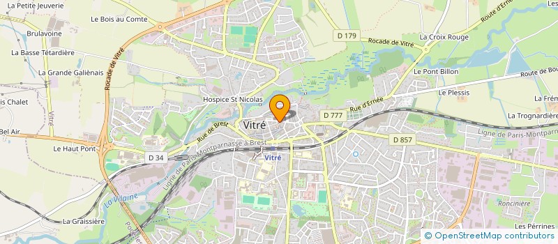 localisation de l'entreprise ASS VITREENNE ANIMATION ET LOISIRS  VITRE