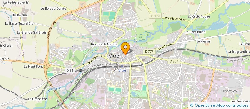 localisation de l'entreprise ASS VITREENNE ASSISTANTES MATERNELLES à VITRE