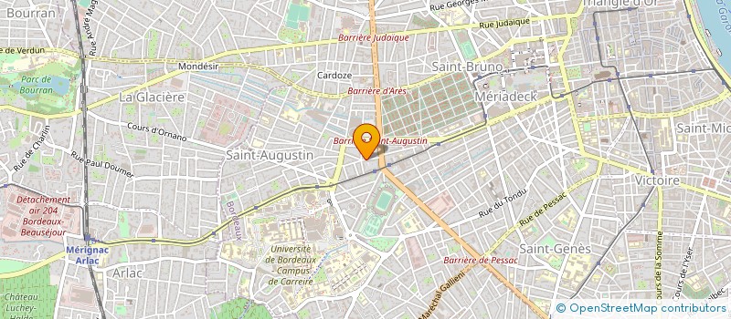 localisation de l'entreprise ASS VITRO PHARM à BORDEAUX