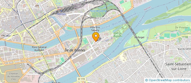 localisation de l'entreprise ASS VIVRE A BEAULIEU  NANTES