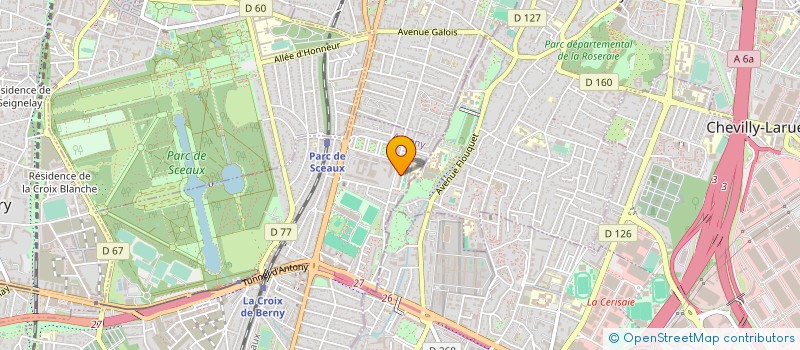 localisation de l'entreprise ASS VIVRE A LA FONTAINE SAINT EXUPERY à ANTONY