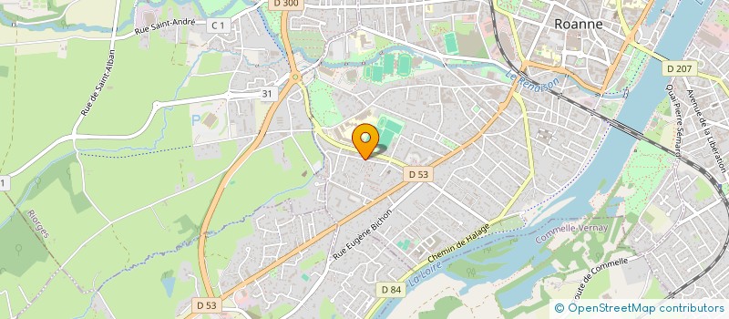 localisation de l'entreprise ASS VIVRE AU MAYOLLET à ROANNE