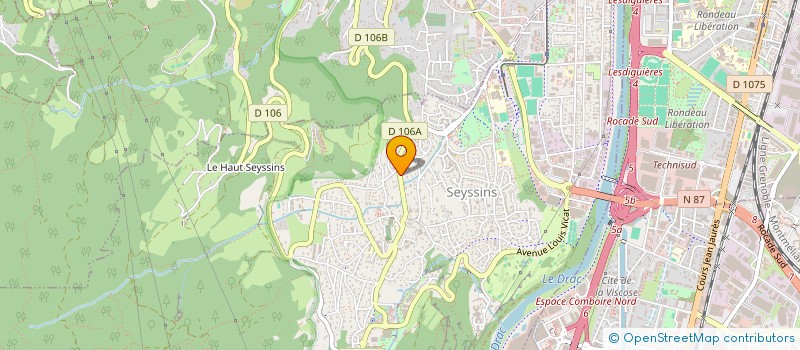 localisation de l'entreprise ASS VIVRE AU PRESENT à SEYSSINS