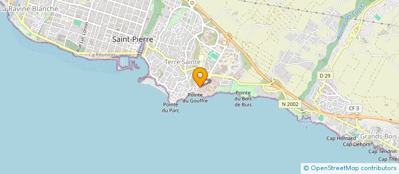 localisation de l'entreprise ASS VIVRE ET BIEN ETRE DE TANAMBO à SAINT-PIERRE