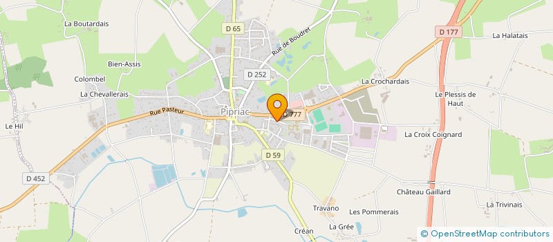 localisation de l'entreprise ASS VIVRE MIEUX  PIPRIAC