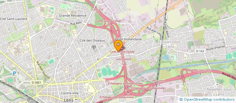 localisation de l'entreprise ASS VIVRE MIEUX DANS SON QUARTIER  LENS