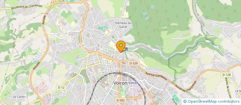 localisation de l'entreprise ASS VOIRONNAISE GARDE MALADE A DOMICILE  VOIRON