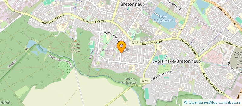 localisation de l'entreprise ASS  VOISINS AVF ACCUEIL à VOISINS-LE-BRETONNEUX