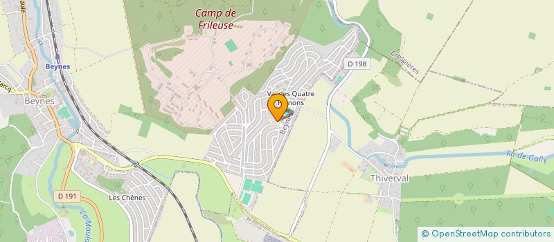 localisation de l'entreprise ASS VOLLEY CLUB DE BEYNES  BEYNES