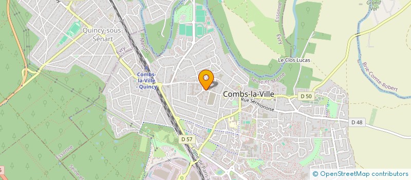 localisation de l'entreprise ASS VOLONTARISTE D'AIDES AUX ENFANTS EN SITUATION DIFFICILE POUR L'ESPOIR DE L'HUMANITE  COMBS-LA-VILLE