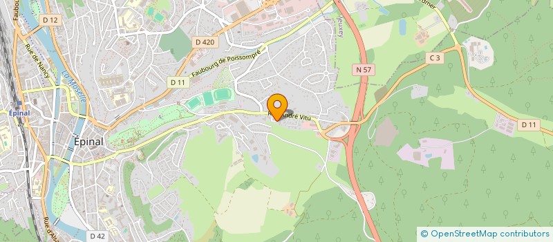 localisation de l'entreprise ASS VOSG ETUDES AMENAGEM RURAL à EPINAL