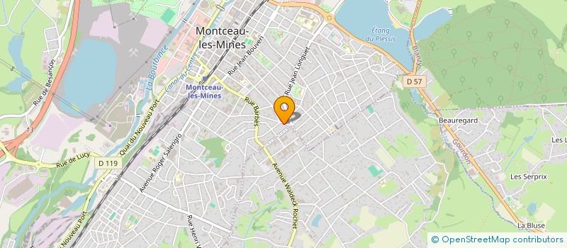 localisation de l'entreprise ASS VOUIVRE EN CHEMINS à MONTCEAU-LES-MINES