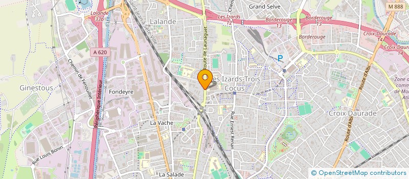 localisation de l'entreprise ASS VOX HUMANA à TOULOUSE
