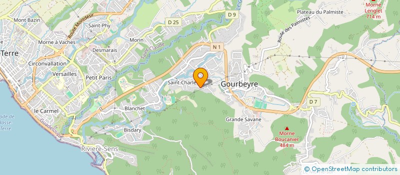 localisation de l'entreprise ASS VOYAGES ET RENCONTRES à GOURBEYRE