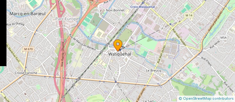 localisation de l'entreprise ASS WASQUEHALIENNE DE VEHICULES ANCIENS  WASQUEHAL