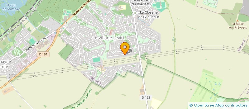 localisation de l'entreprise ASS WEB CLUB SUBARU à MENNECY