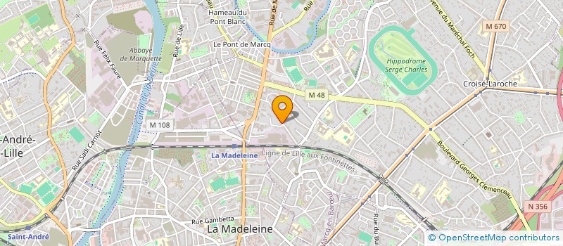 localisation de l'entreprise ASS WESH CASTOR à MARCQ-EN-BARŒUL