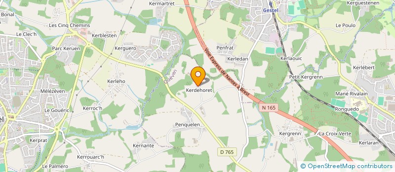 localisation de l'entreprise ASS WEST IN DIZ'  QUEVEN