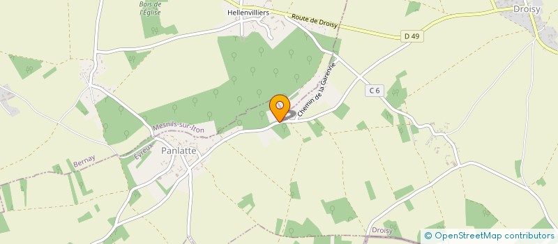 localisation de l'entreprise ASS WESTERN VARIETY  DROISY