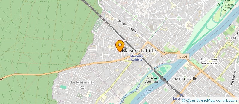 localisation de l'entreprise ASS  WILLY MAYWALD à MAISONS-LAFFITTE