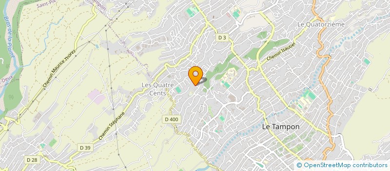 localisation de l'entreprise ASS WING-CHUN KALI JEET-KUNE-DO MONT VERT  LE TAMPON