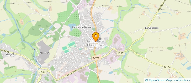 localisation de l'entreprise ASS YOGA ET CONNAISSANCE DE SOI à MONTREVAULT-SUR-EVRE