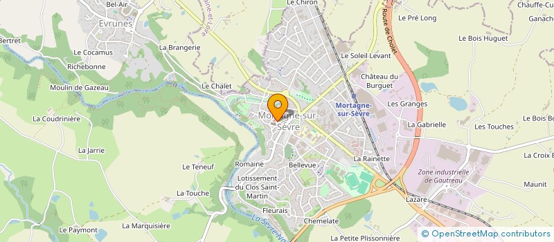 localisation de l'entreprise ASS YOGA ET RELAXATION DE MORTAGNE  MORTAGNE-SUR-SEVRE