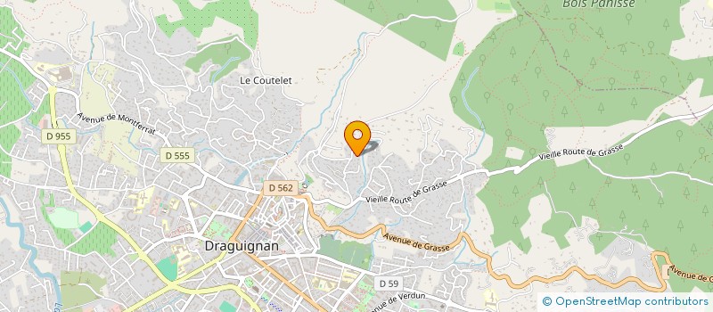 localisation de l'entreprise ASS  YOGA ET SANTE DRACENOIS  DRAGUIGNAN