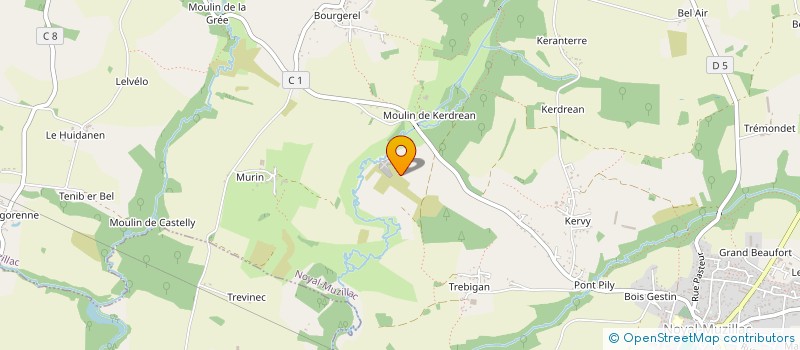 localisation de l'entreprise ASS YOGA POUR TOUS  MUZILLAC