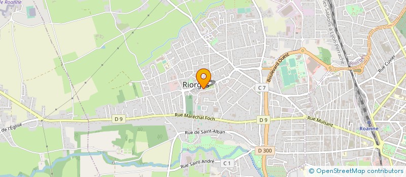 localisation de l'entreprise ASS YOGA RIORGES à RIORGES