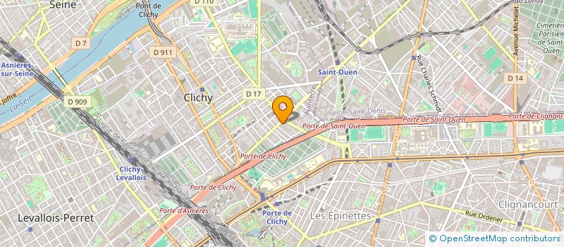 localisation de l'entreprise ASS YUGEN à CLICHY