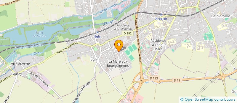 localisation de l'entreprise ASS ZAC SAINT PIERRE  EGLY