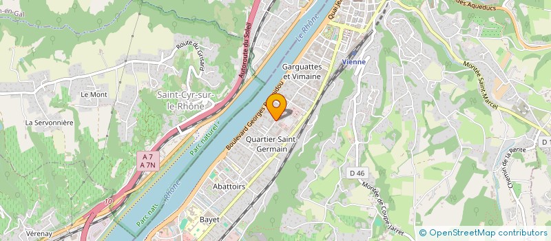 localisation de l'entreprise ASS ZACHARIE DEVELOP PASTORALE SCOLAIRE à VIENNE