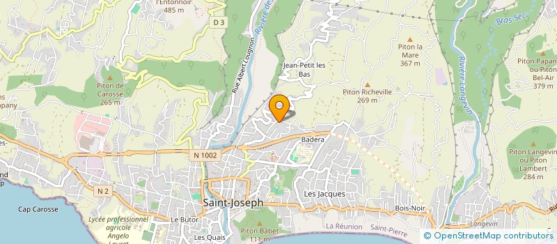localisation de l'entreprise ASS ZARBI à SAINT-JOSEPH
