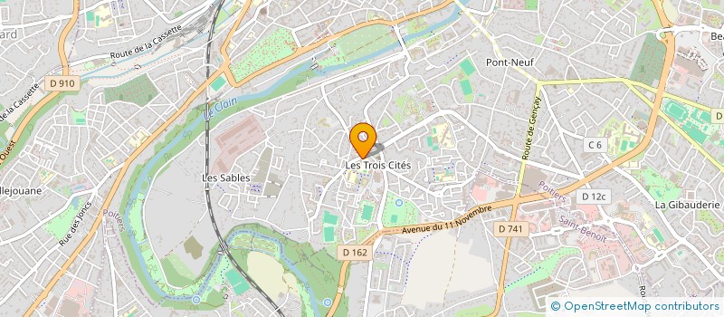 localisation de l'entreprise ASS ZONE EDUCATION PRIORITAIRE RESEAU EDUCATION PRIORITAIRE POITIERS à POITIERS