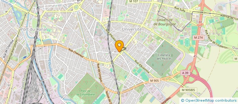 localisation de l'entreprise ASS0CIATION SERVICES PLUS à DIJON