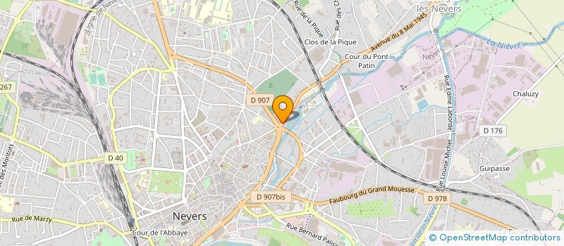 localisation de l'entreprise ASS0CIATION WISH TECH à NEVERS