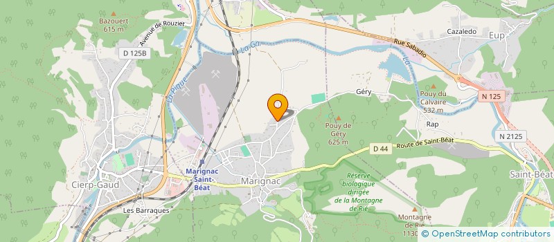 localisation de l'entreprise ASSA  MARIGNAC