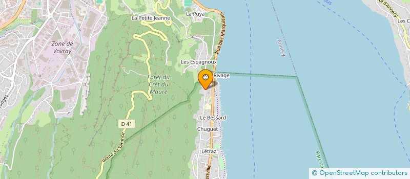 localisation de l'entreprise ASSA  SEVRIER