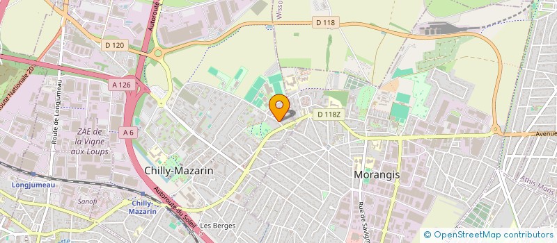 localisation de l'entreprise ASSA BAT  CHILLY-MAZARIN