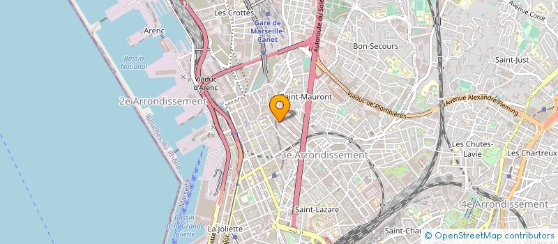 localisation de l'entreprise ASSAADA à MARSEILLE