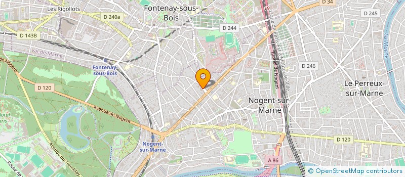 localisation de l'entreprise ASSABER à NOGENT-SUR-MARNE