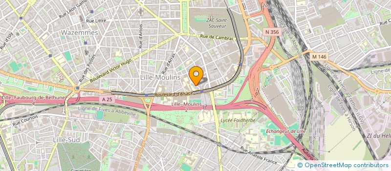 localisation de l'entreprise ASSACIATION ABDOURAHAMANE BELLA KEITA à LILLE