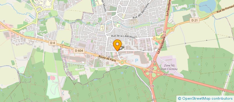localisation de l'entreprise ASSAD à PONTAULT COMBAULT