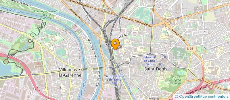 localisation de l'entreprise ASSAD BAT  SAINT-DENIS